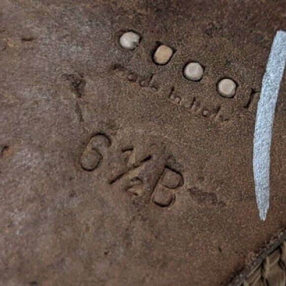 Gucci Gold Wedge Horsebit Espadrille Sandal Carolina Platform Beige 6.5B - Picture 8 of 8